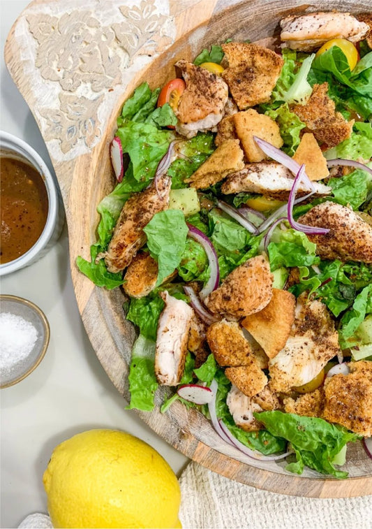 Chicken Fattoush - Hannah Kate Home