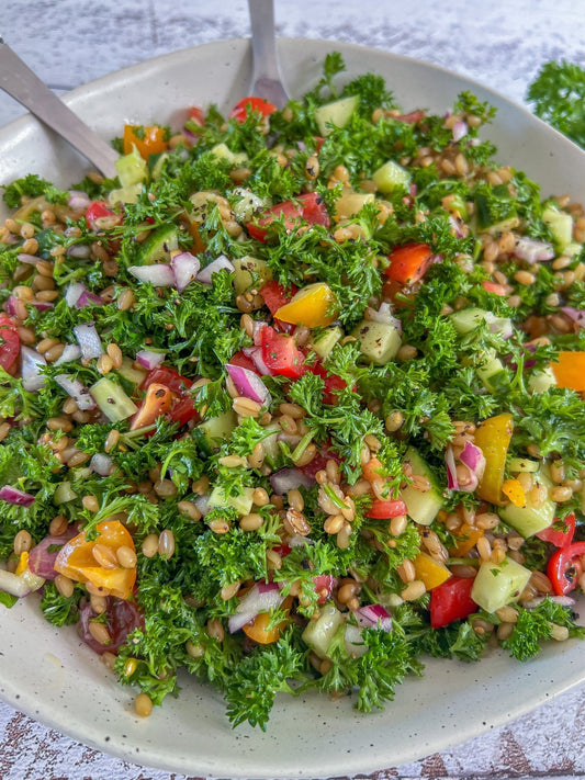 Freekeh Tabbouleh - Hannah Kate Home