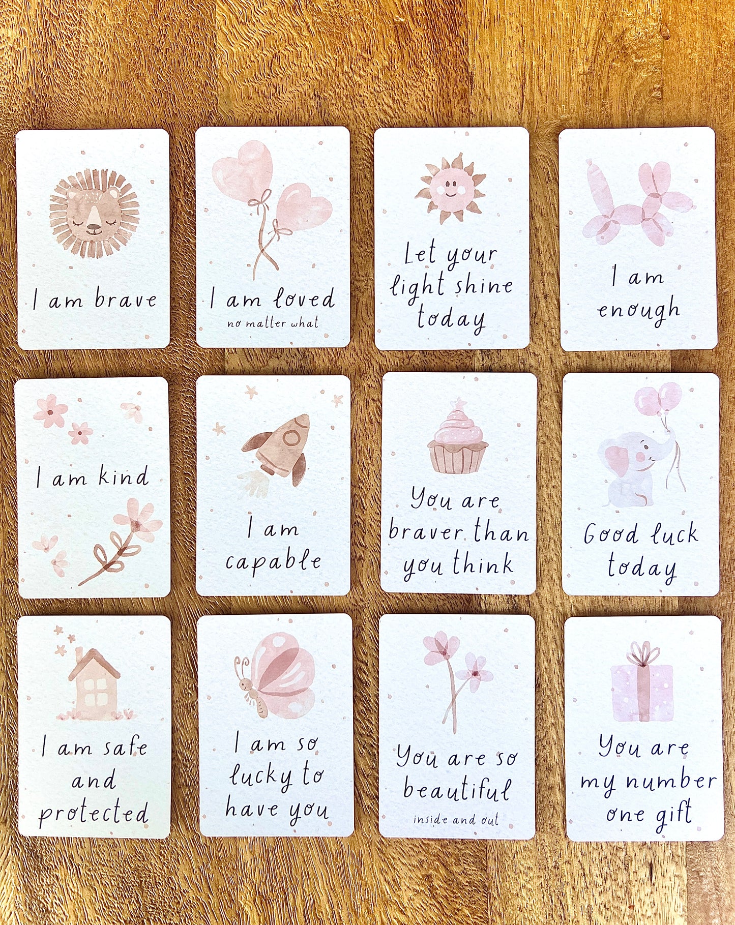 Kids Affirmation & Lunchbox Cards