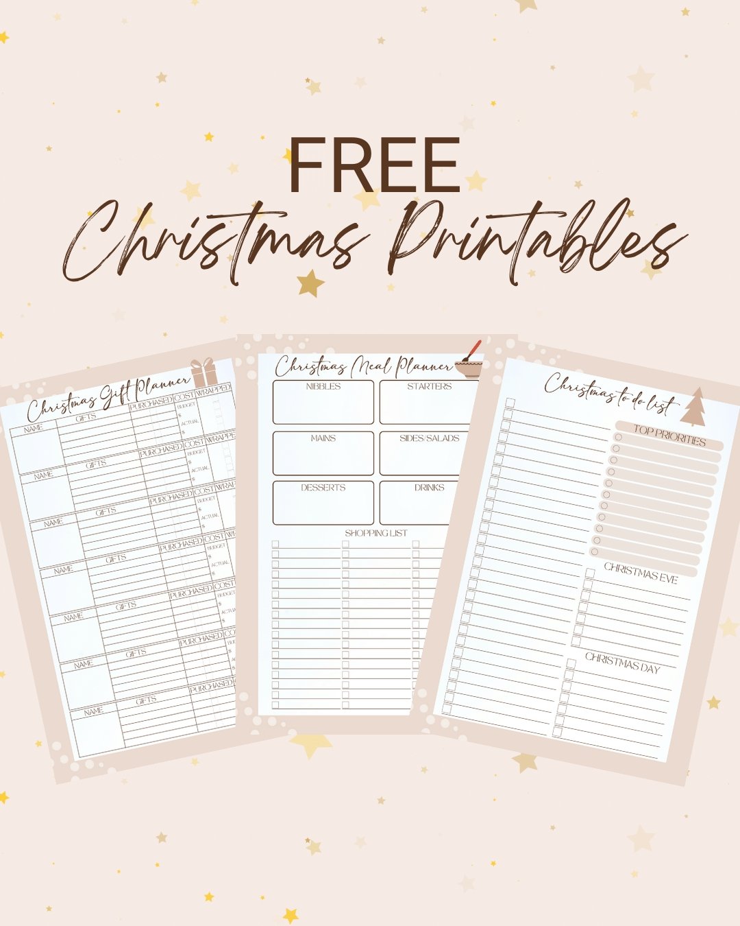 FREE Christmas Printables - Hannah Kate Home